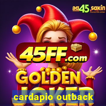 cardapio outback